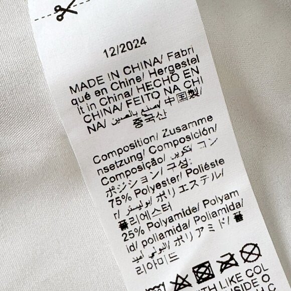 NWT ANEWSTA FLORAL WHITE GOLD ROMANTIC MIDI DRESS ELEGANT ETHEREAL BLOOMCORE MED - Picture 9 of 10